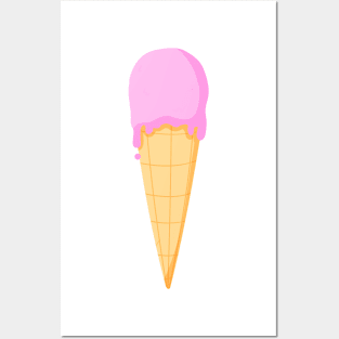 Ice Cream Cone Posters and Art